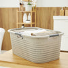 Rotho Rotho Country Laundry Basket 40L Cappuccino