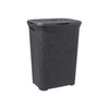 Curver Curver Style Wicker Look Basket 60L Anthracite