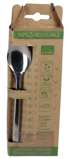 Amefa laisse des cuillères à table jetables 20 pièces