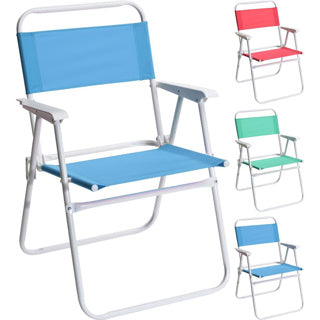 Chaise pliante de plage avec accoudoir 50 x 54 x 79 cm 3 Assorti