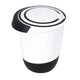 Bol à mélanger de base avec couvercle 1,5 L blanc noir