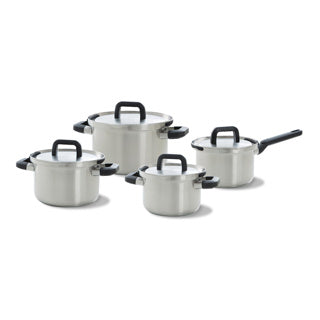 BK BK Flow Cool Pan Set 4 pièces en acier inoxydable