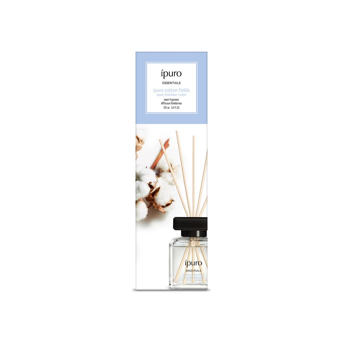 Champs de coton diffuseur de parfum Ipuro 100 ml