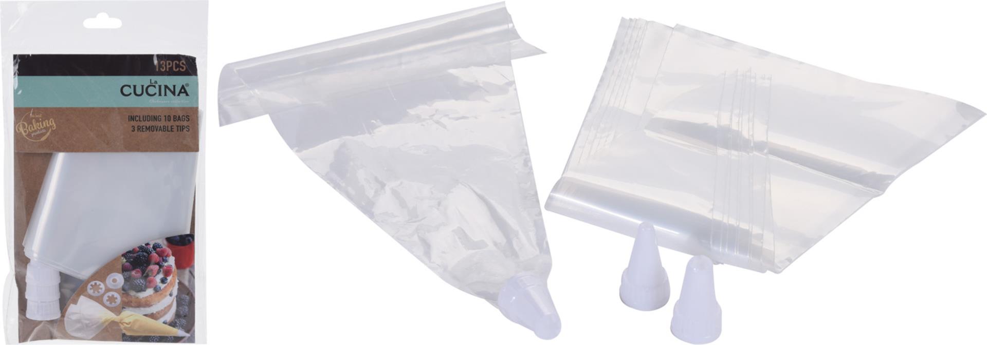 Basic La Cucina Pulporpor de crème fouettée jetable 13 pièces