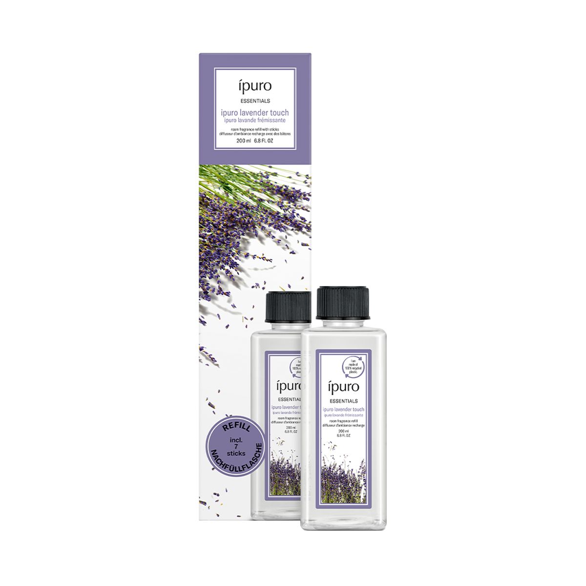 Recharge pour diffuseur de parfum Ipuro touche lavande 200ml