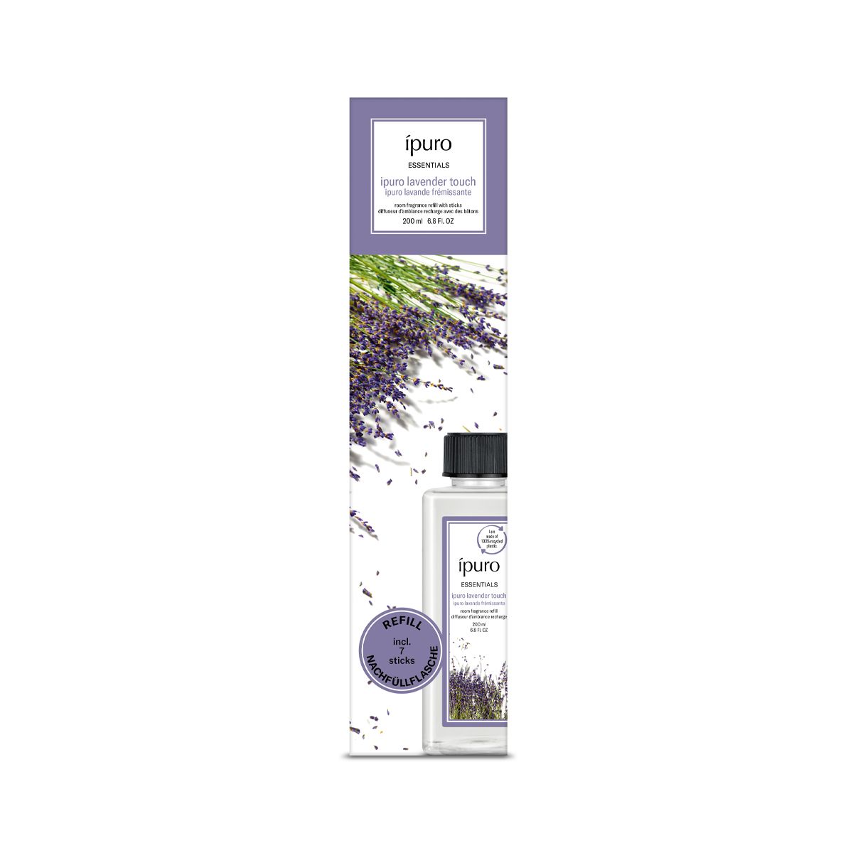 Recharge pour diffuseur de parfum Ipuro touche lavande 200ml