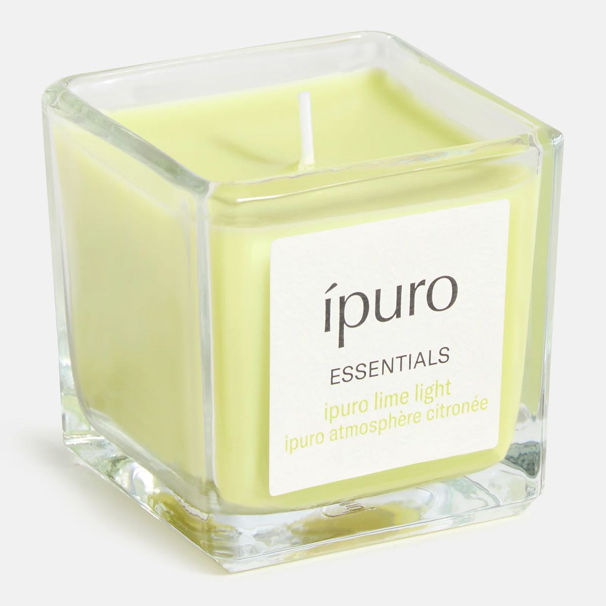 Bougie parfumée Ipuro clair citron vert 125gr.