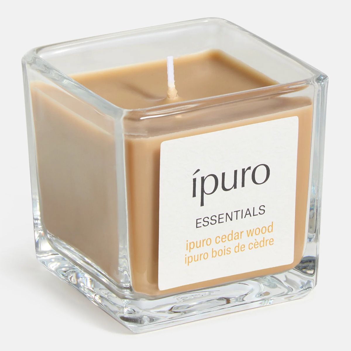 Bougie parfumée Ipuro bois de cèdre 125gr.