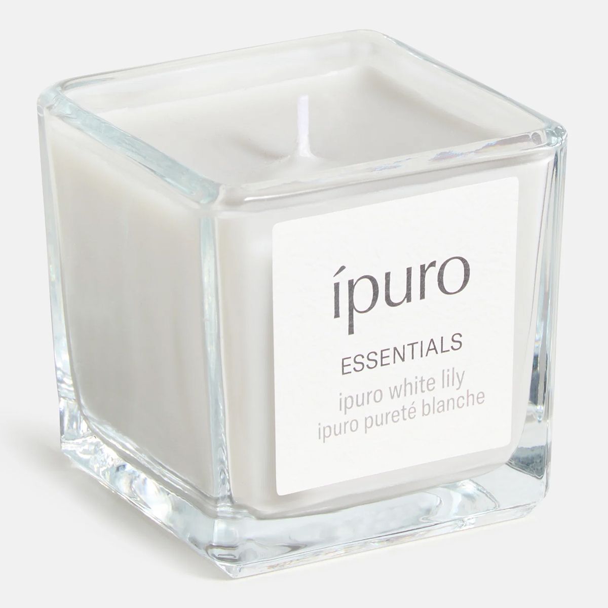 Bougie parfumée Ipuro lys blanc 125gr.