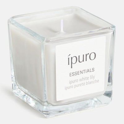 Bougie parfumée Ipuro lys blanc 125gr.