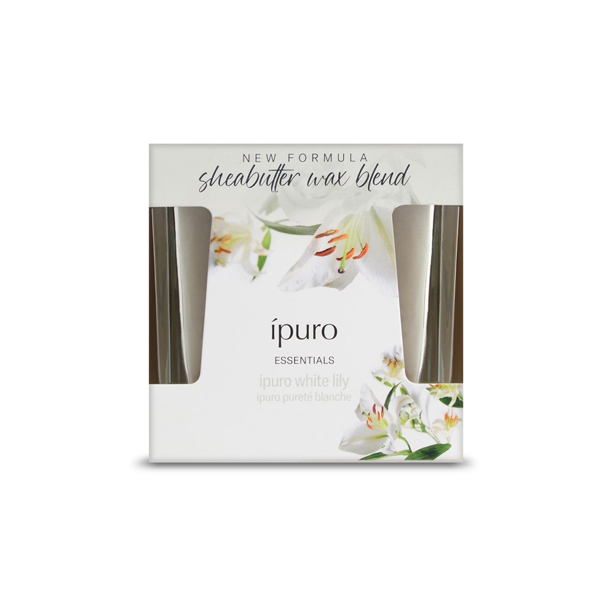 Bougie parfumée Ipuro lys blanc 125gr.
