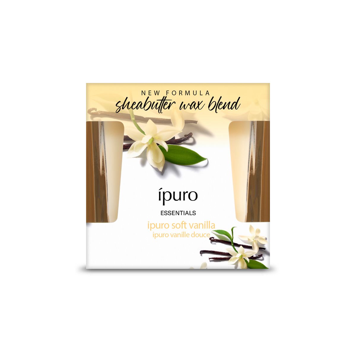 Bougie parfumée Ipuro vanille douce 125gr.
