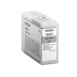 Epson t8507 cartouche d'encre originale c13t850700 noir clair