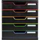 Armoire 5 tiroirs exacompta modulo noir
