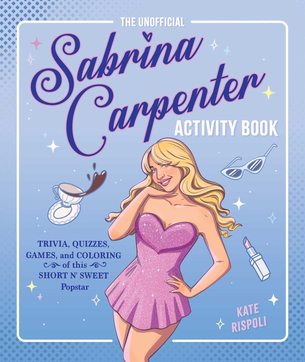 Ty le livre d'activités non officiel de Sabrina Carpenter