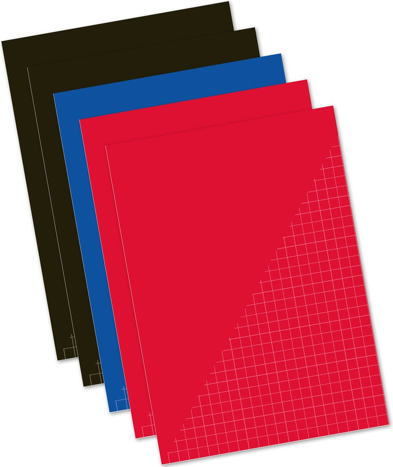 Carnet Kangaro a4 80 pages à carreaux 10mm paquet de 5 pcs