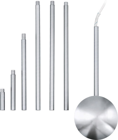 Eglo extension - rallonge de câble pour lampe suspendue - chrome