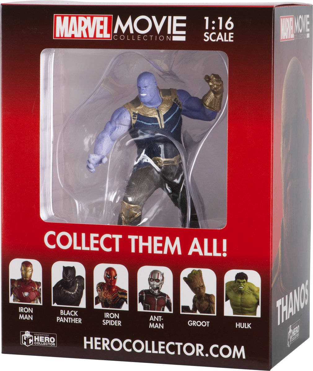 Eaglemoss collections Marvel Movie figurines 1:16 - Thanos (spécial) 18 cm