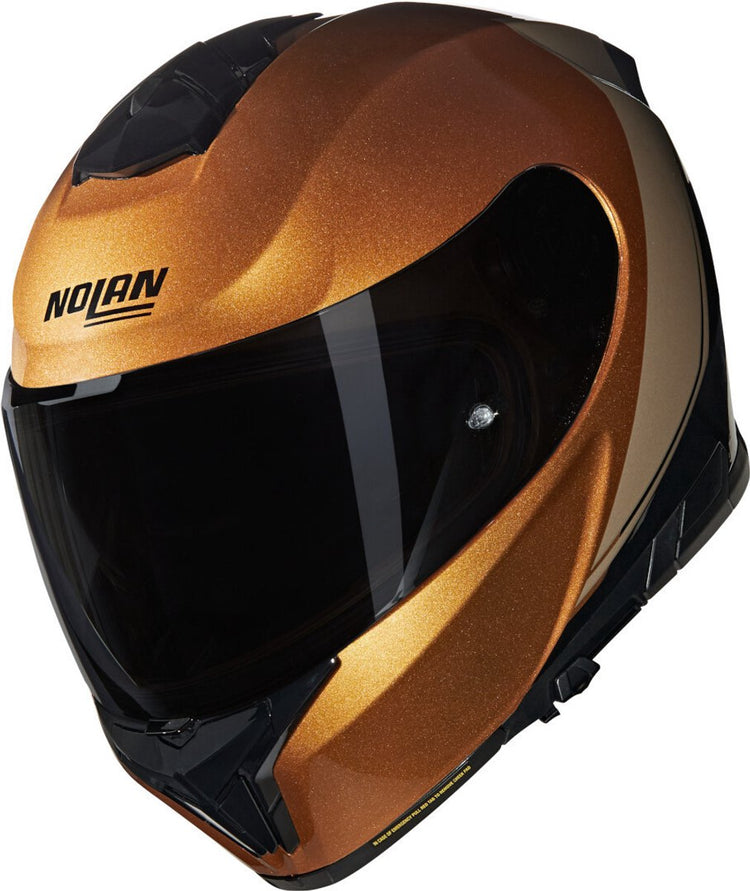 Casque intégral Nolan n80-8 verniciatura spécial 341 ocre noir brillant - taille s - casque