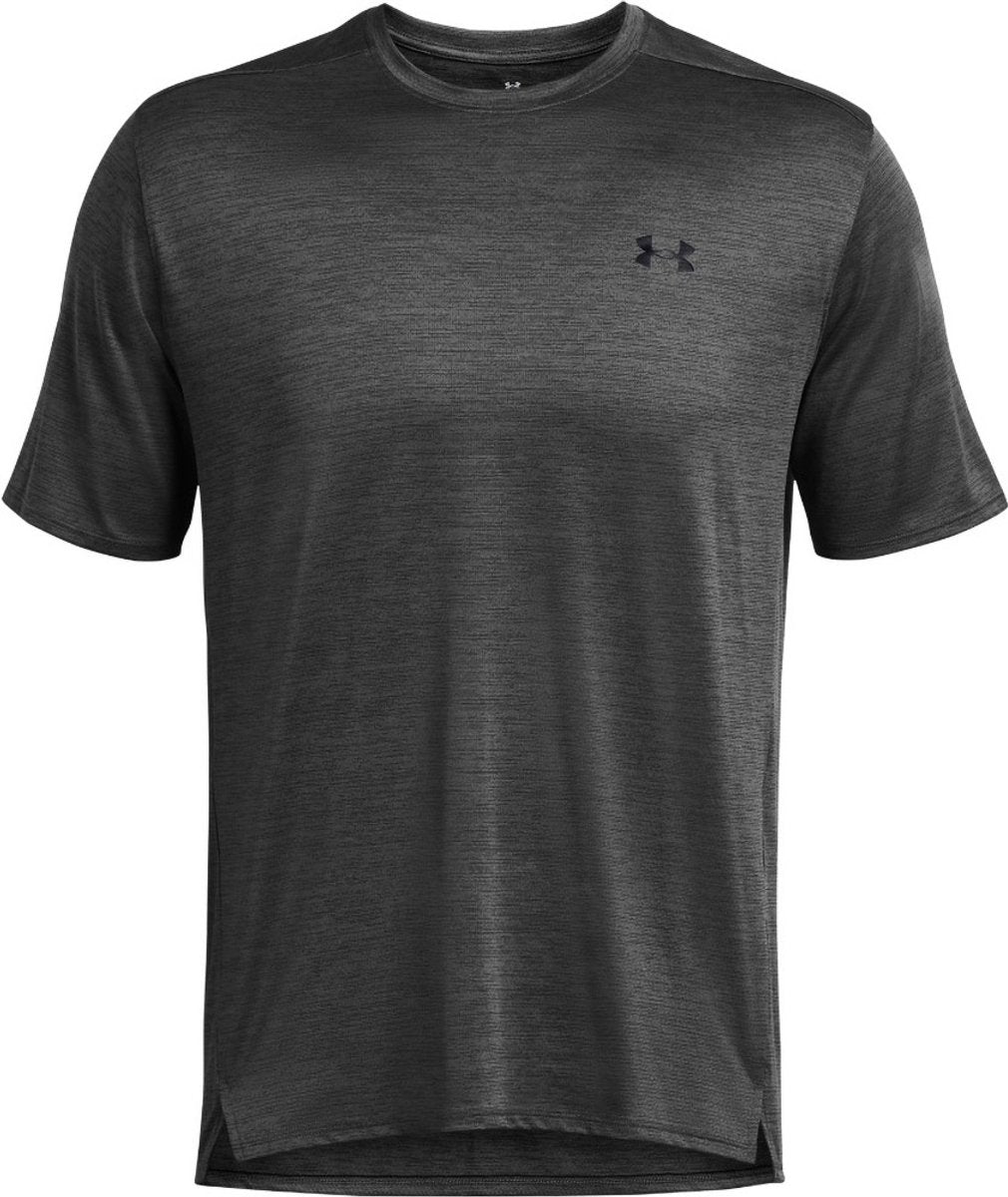 Chemise de sport Under Armour UA Tech Vent SS-Gry pour hommes - Castle Rock - Noir