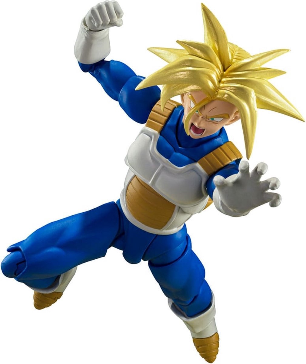 Bandai Tamashii Nations Dragon Ball Z S.H. Figuarts Super Saiyan Trunks Super Pouvoir Latent Infini Ver. figurine articulée 14 cm