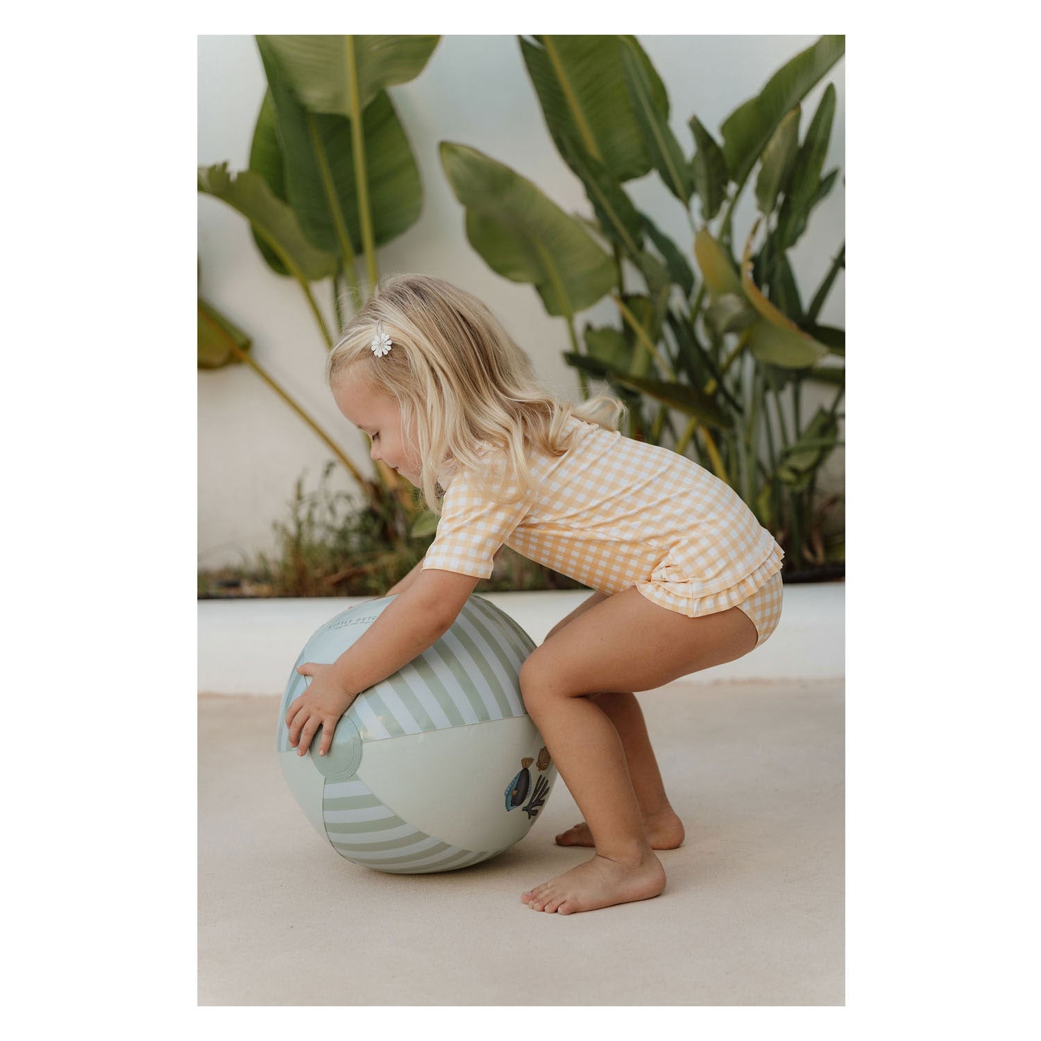 Little Hollandais Fresh Greens Strandball, 35 cm