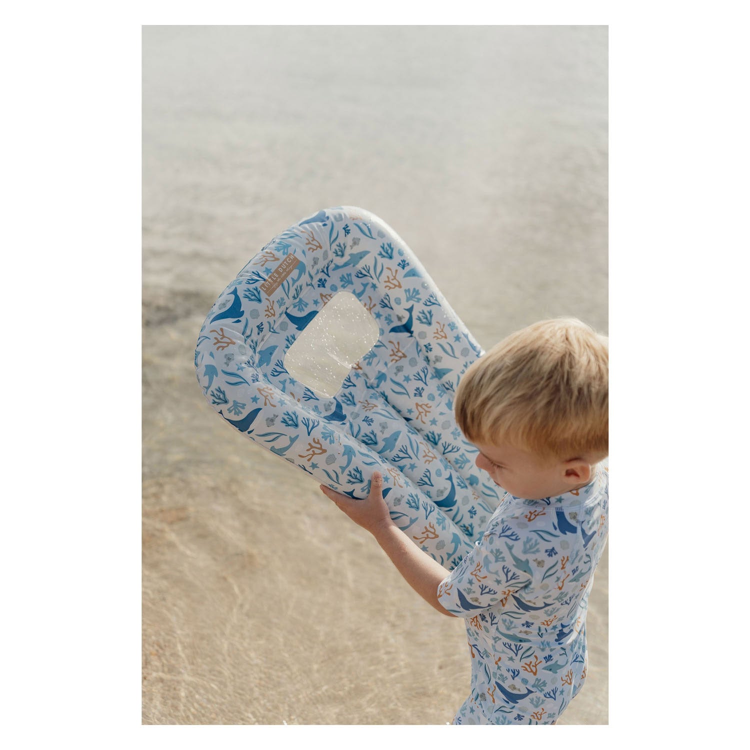 Little Dutch Ocean Dreams Airbed Bleu