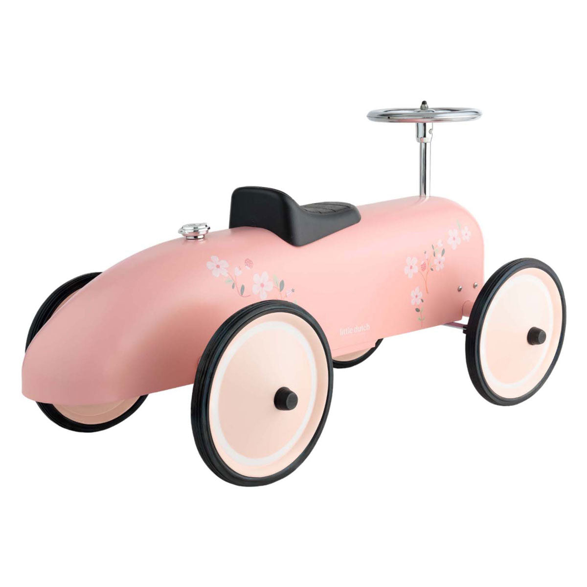 Petite voiture de marche rétro néerlandaise 75x40x40 cm rose
