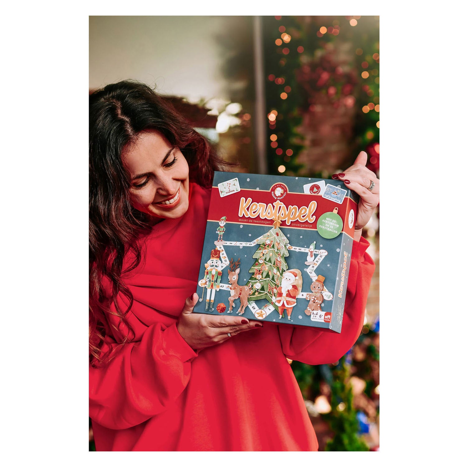 Jeu en plein air faisant des souvenirs jeu de Noël