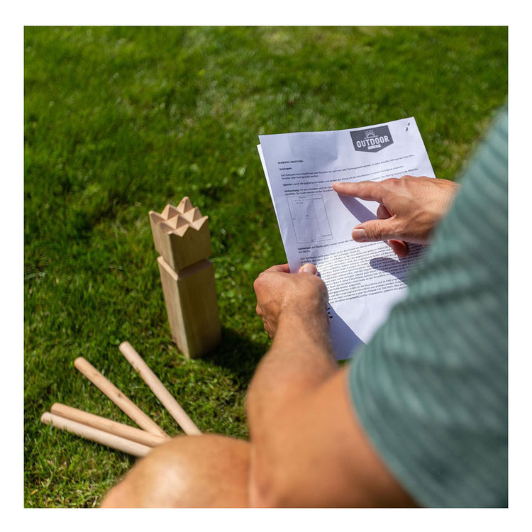 Play extérieur extérieur XL avec 21 pièces en bois