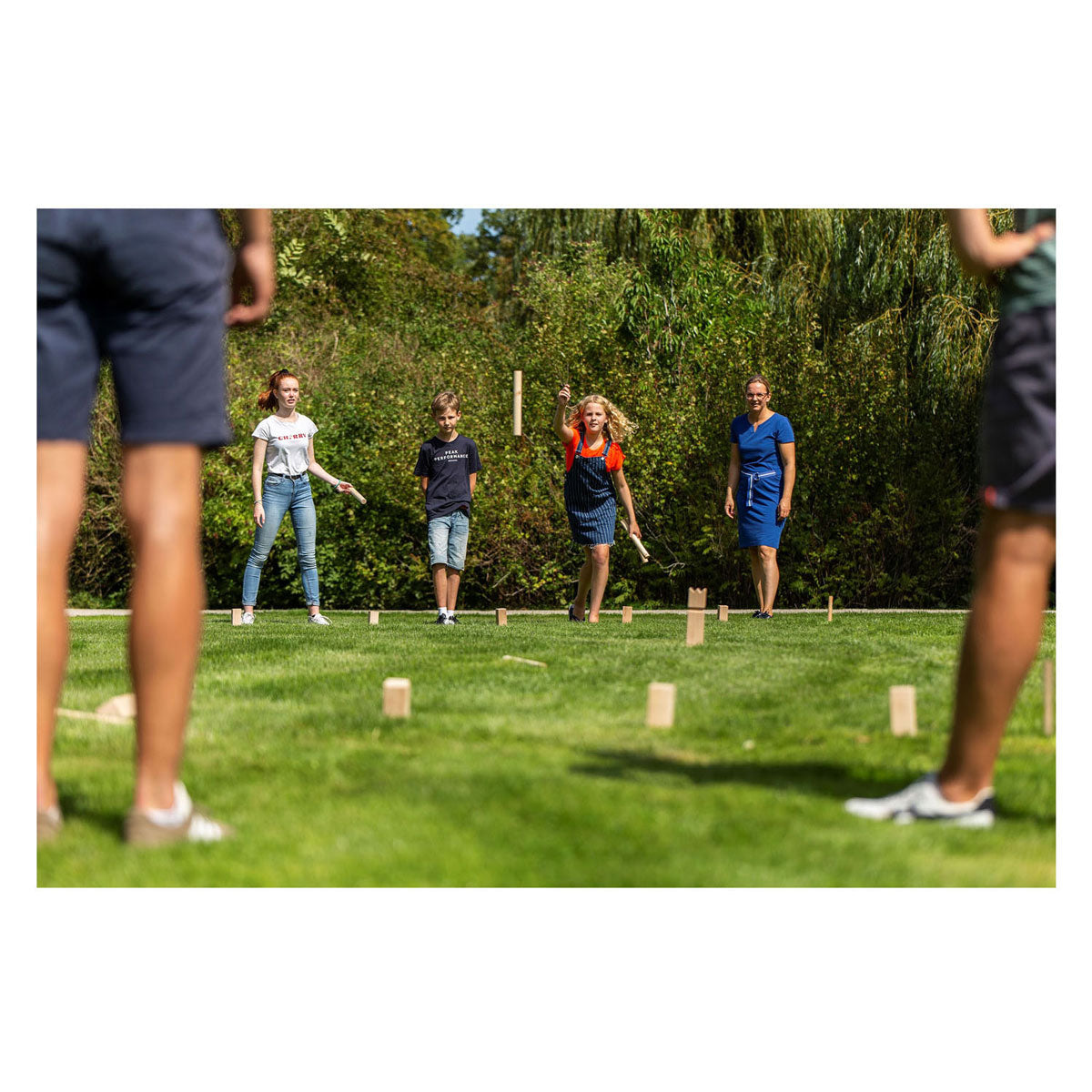 Play extérieur extérieur XL avec 21 pièces en bois