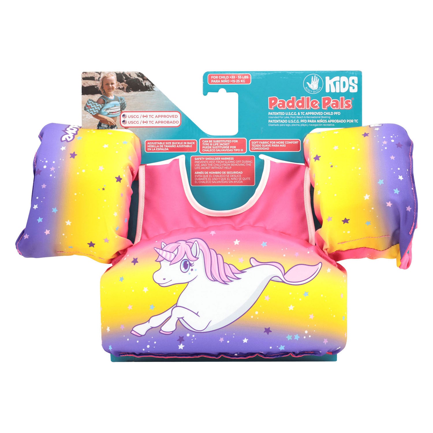 Paddle pal de natation de la licorne, 3-6 ans