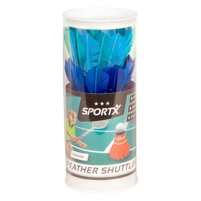 Sportx Feather Navettes dans le tube 3 pièces Verre Purple Green