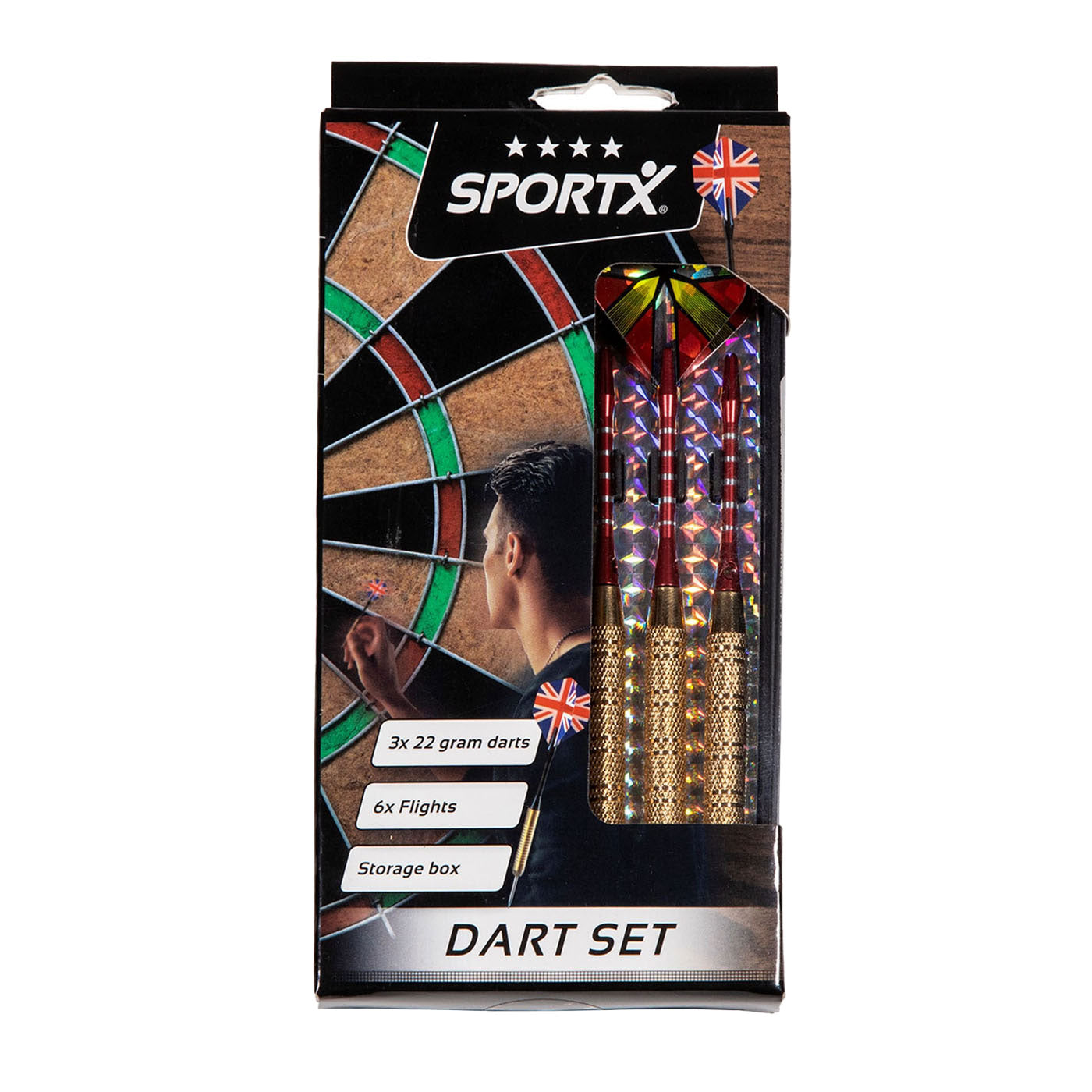 Sportx Dart Deluxe en cas de 22 grammes