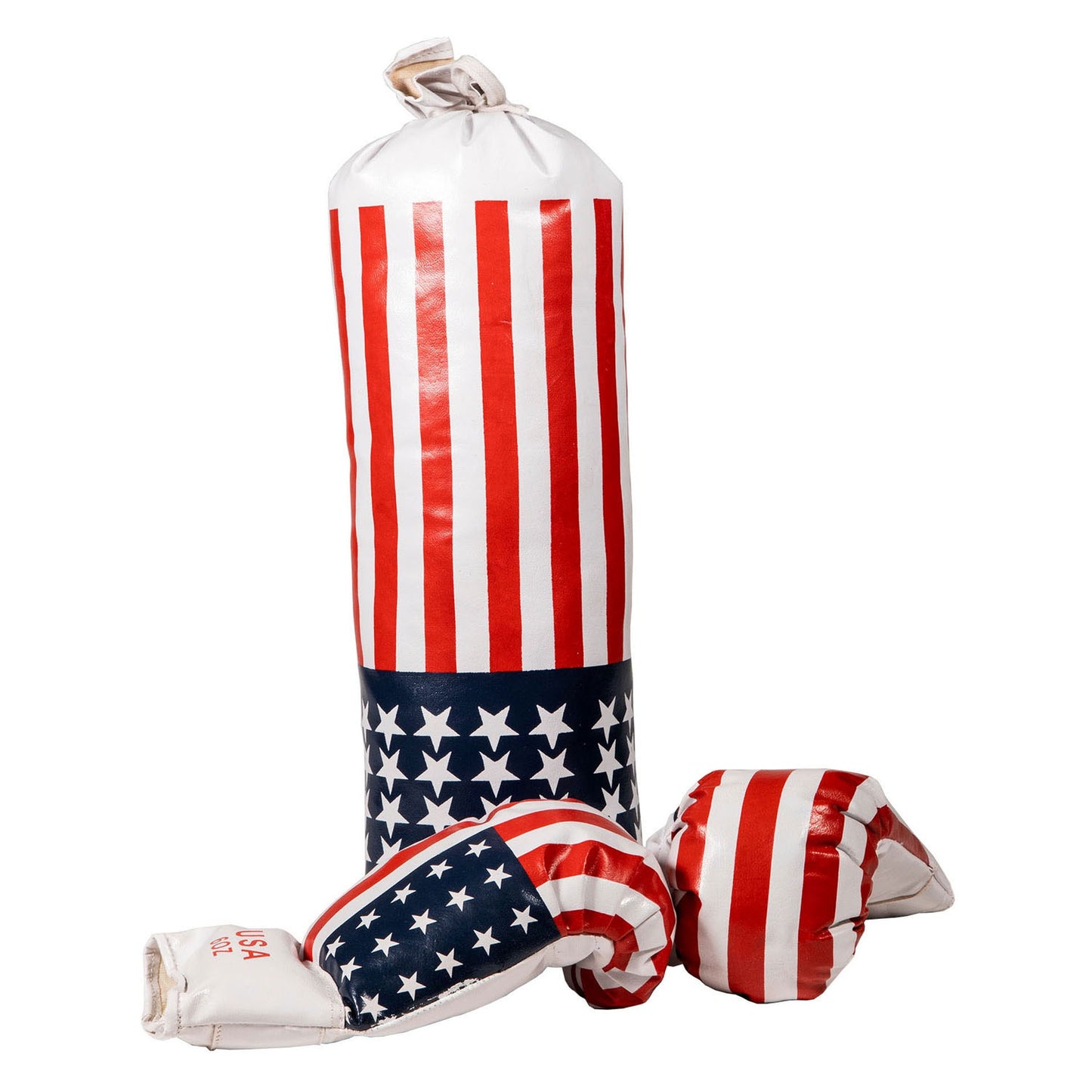 Sac de boxe van der meulen avec gant dans un sac