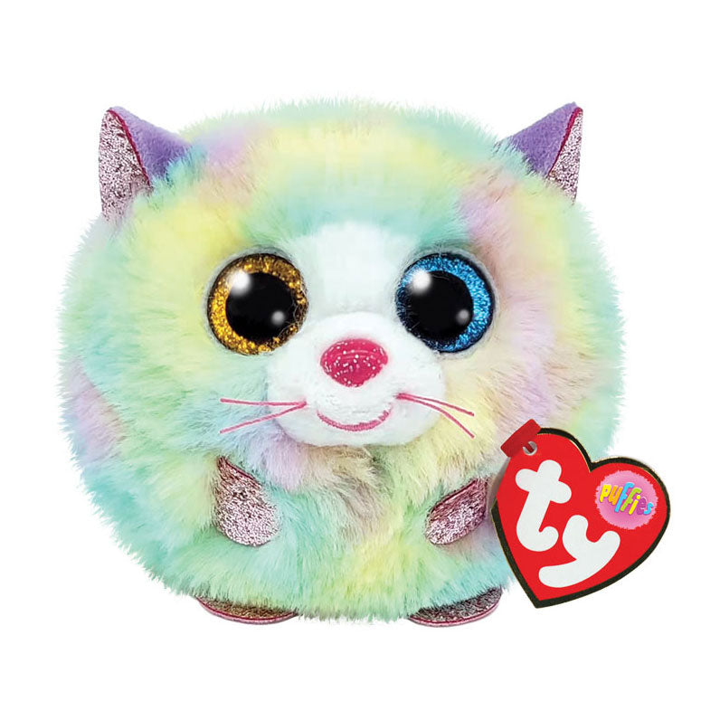 Ty ty puffes câlins chat bruyère 10 cm