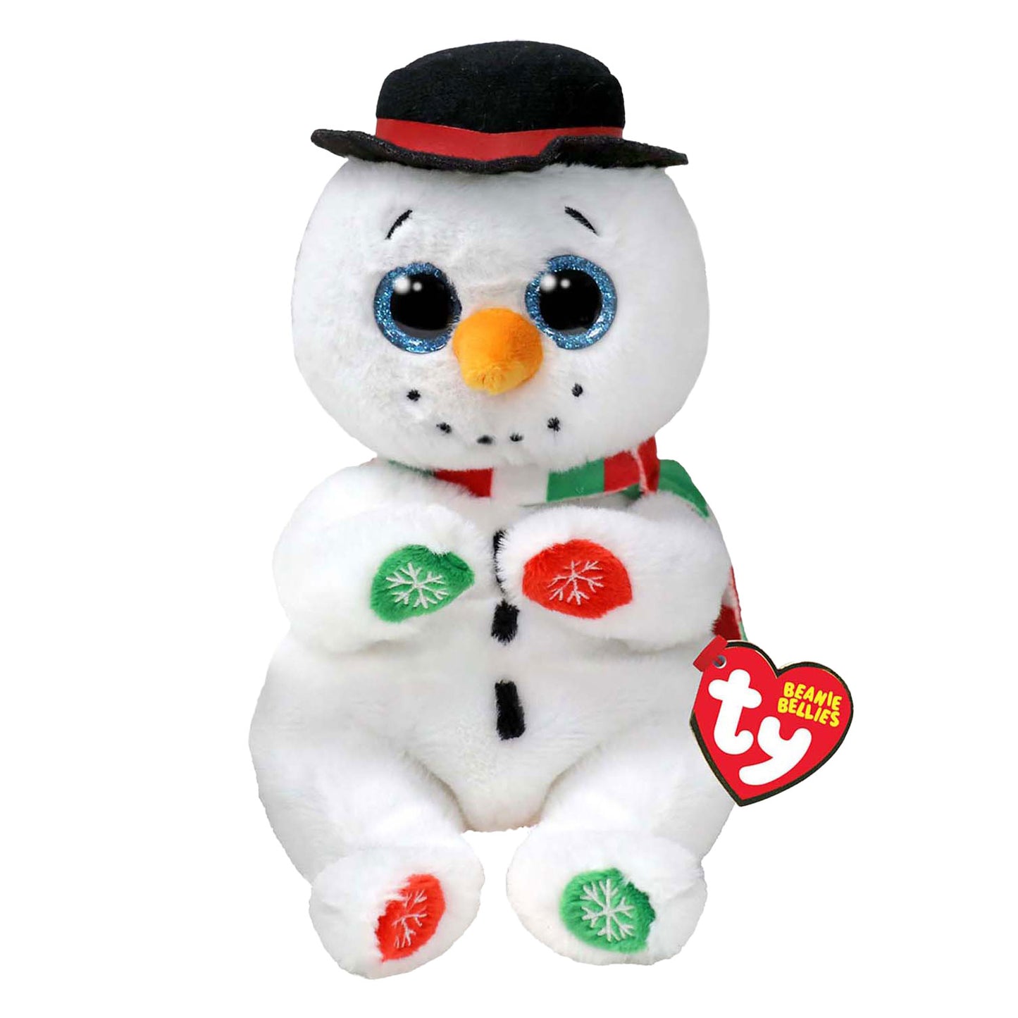 Ty Beanie Vestries Christmas Snowman Weaterby, 15cm
