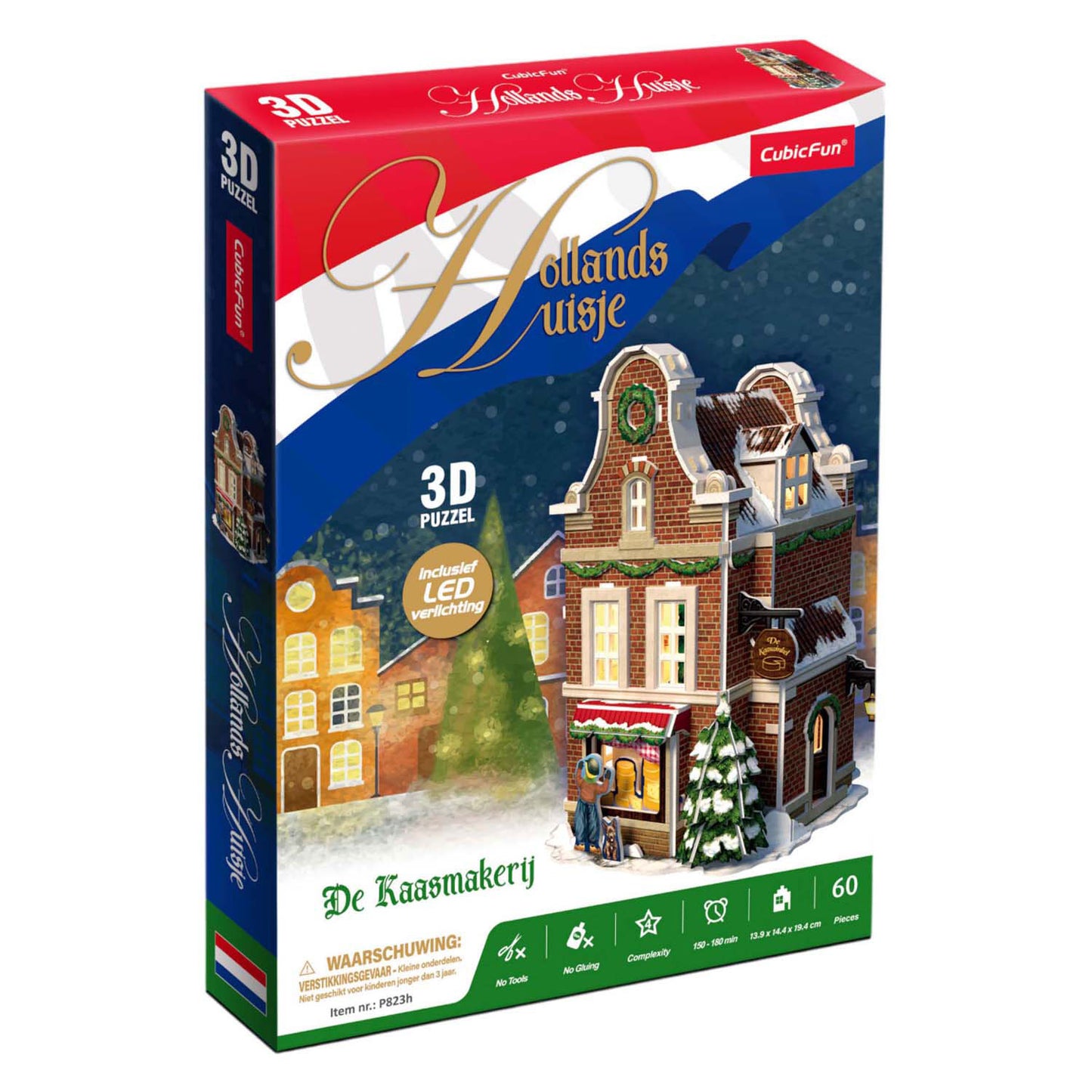 Fun 3d Puzzle Shathesine de Fun Cubic avec éclairage LED