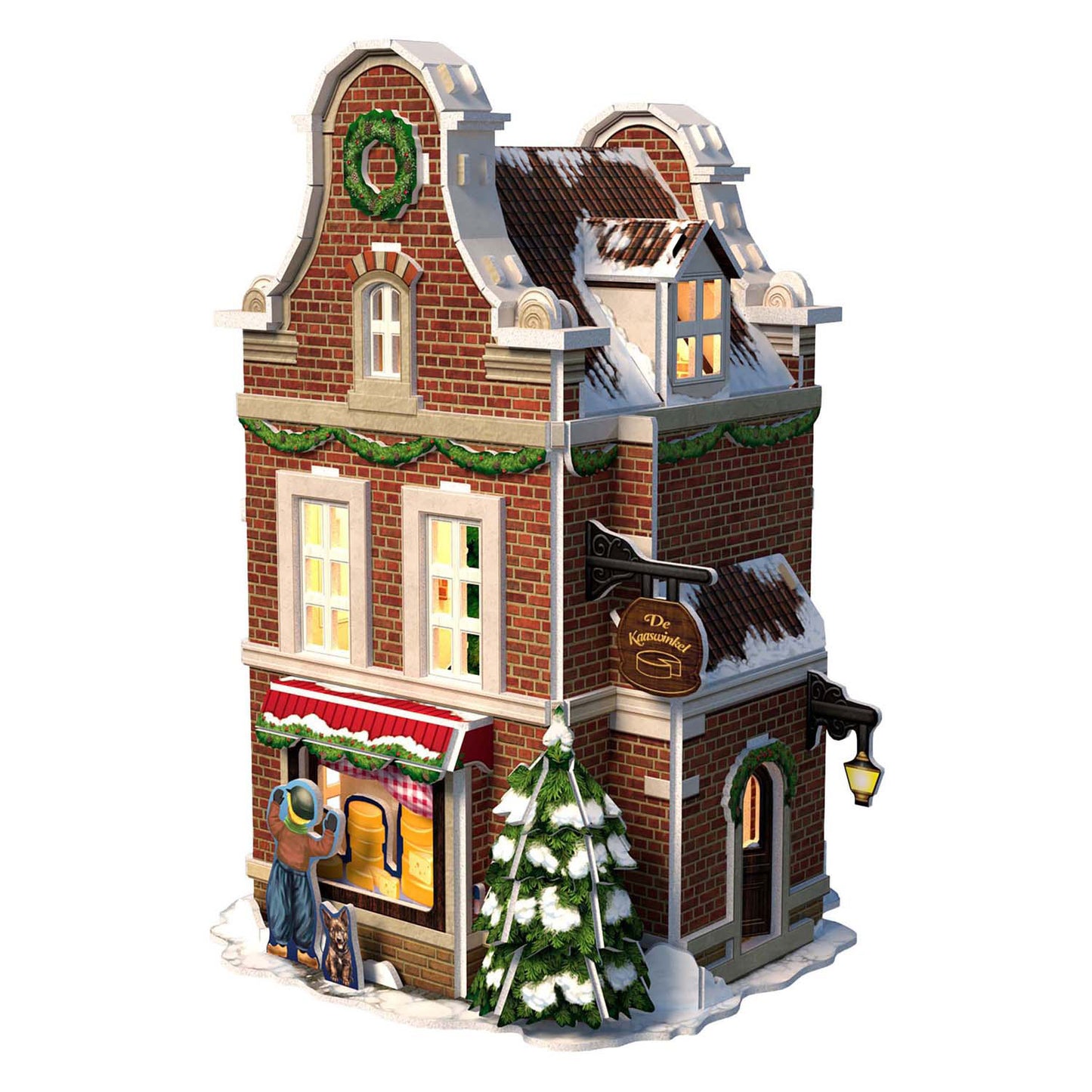 Fun 3d Puzzle Shathesine de Fun Cubic avec éclairage LED