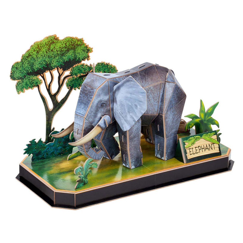 Éléphant de puzzle 3d Fun cubic