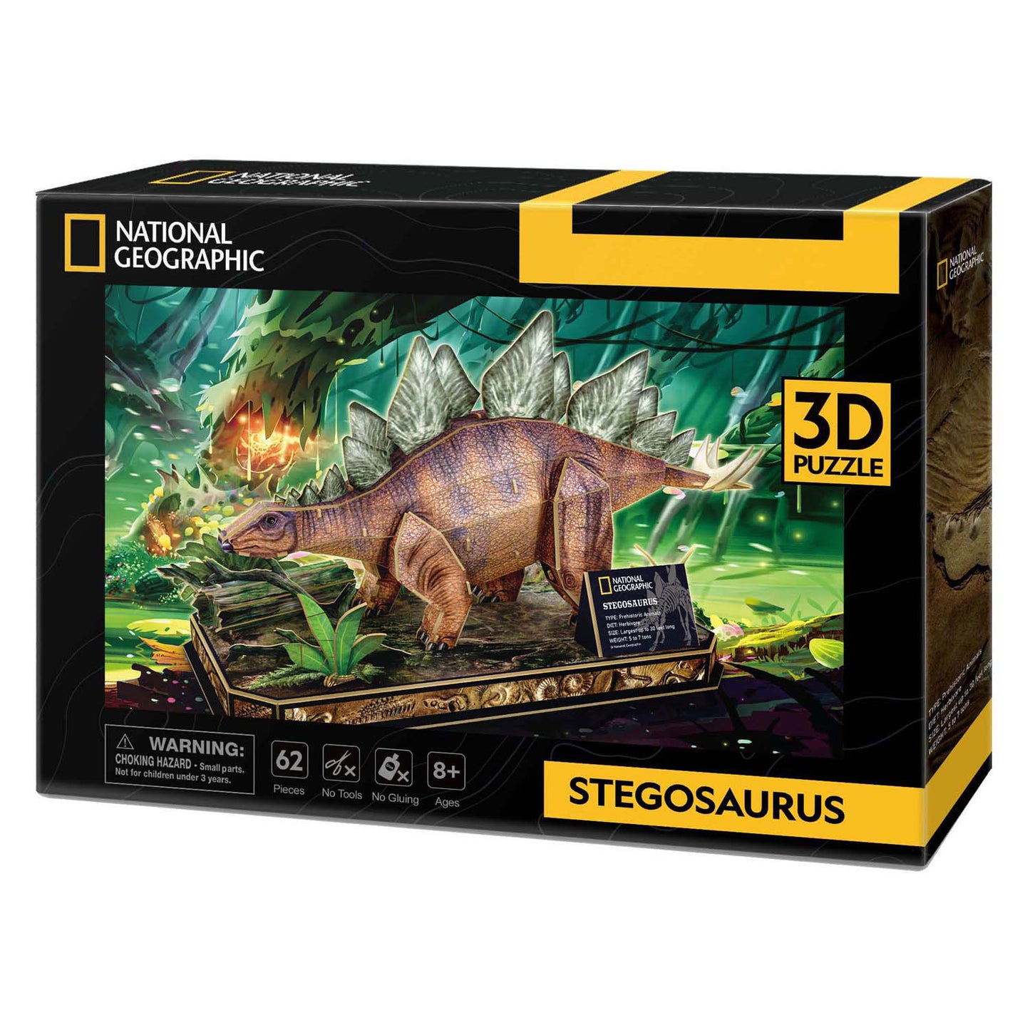 Puzzle 3D Cubic National Geographic Stegosaurus