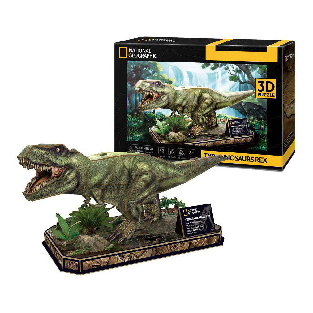 Puzzle 3d Fun Cubic National Geographic T-REX