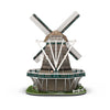 Moulin à puzzle 3D cubique amusant LED - 65 pcs.