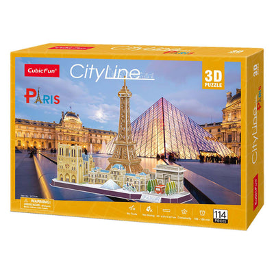 Cubic Fun 3d Puzzle City Line Paris