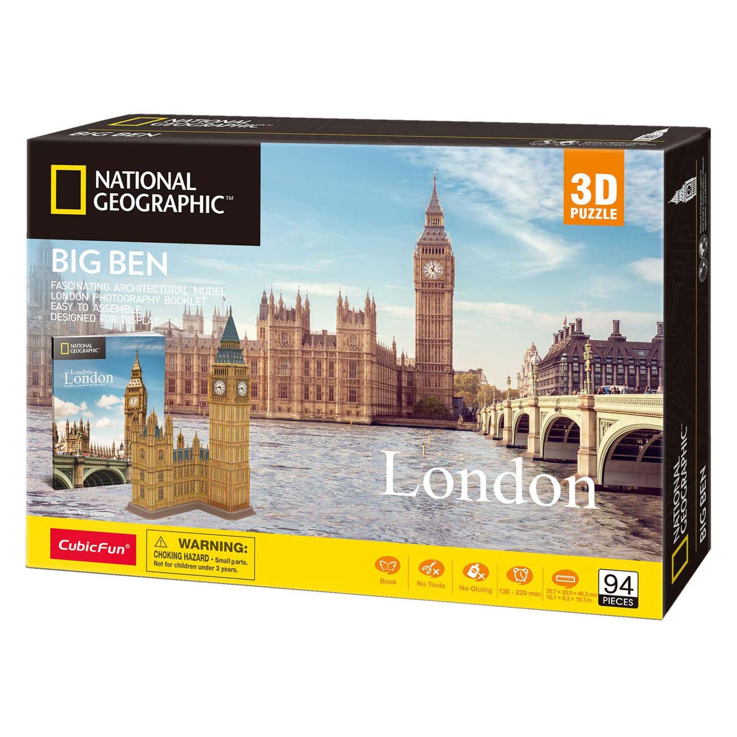 Puzzle 3d Fun Cubic National Geographic Big Ben