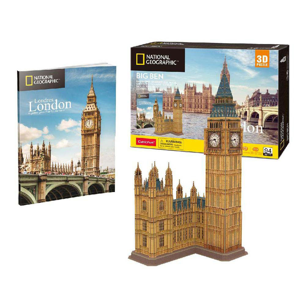 Puzzle 3d Fun Cubic National Geographic Big Ben