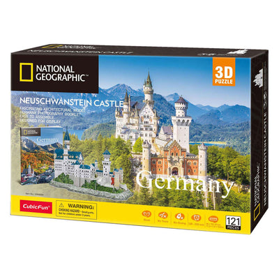 Cubic Fun 3d Puzzle National Geographic Neuschwanstein Castle