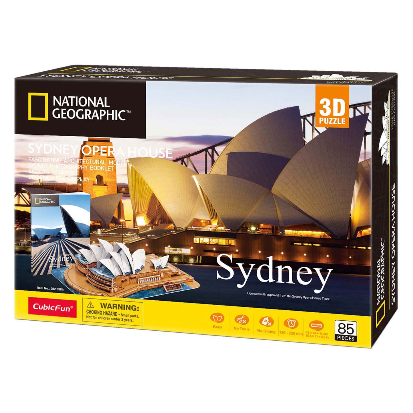 Cubic Fun 3d Puzzle National Geographic Opera House Sydney