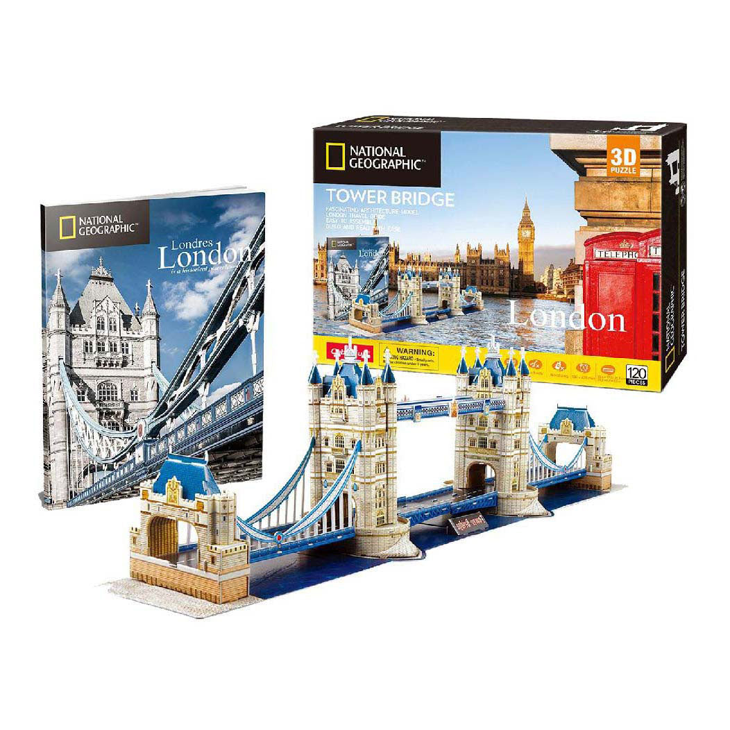 Puzzle de Fun Cubic 3D National Geographic Tower Bridge