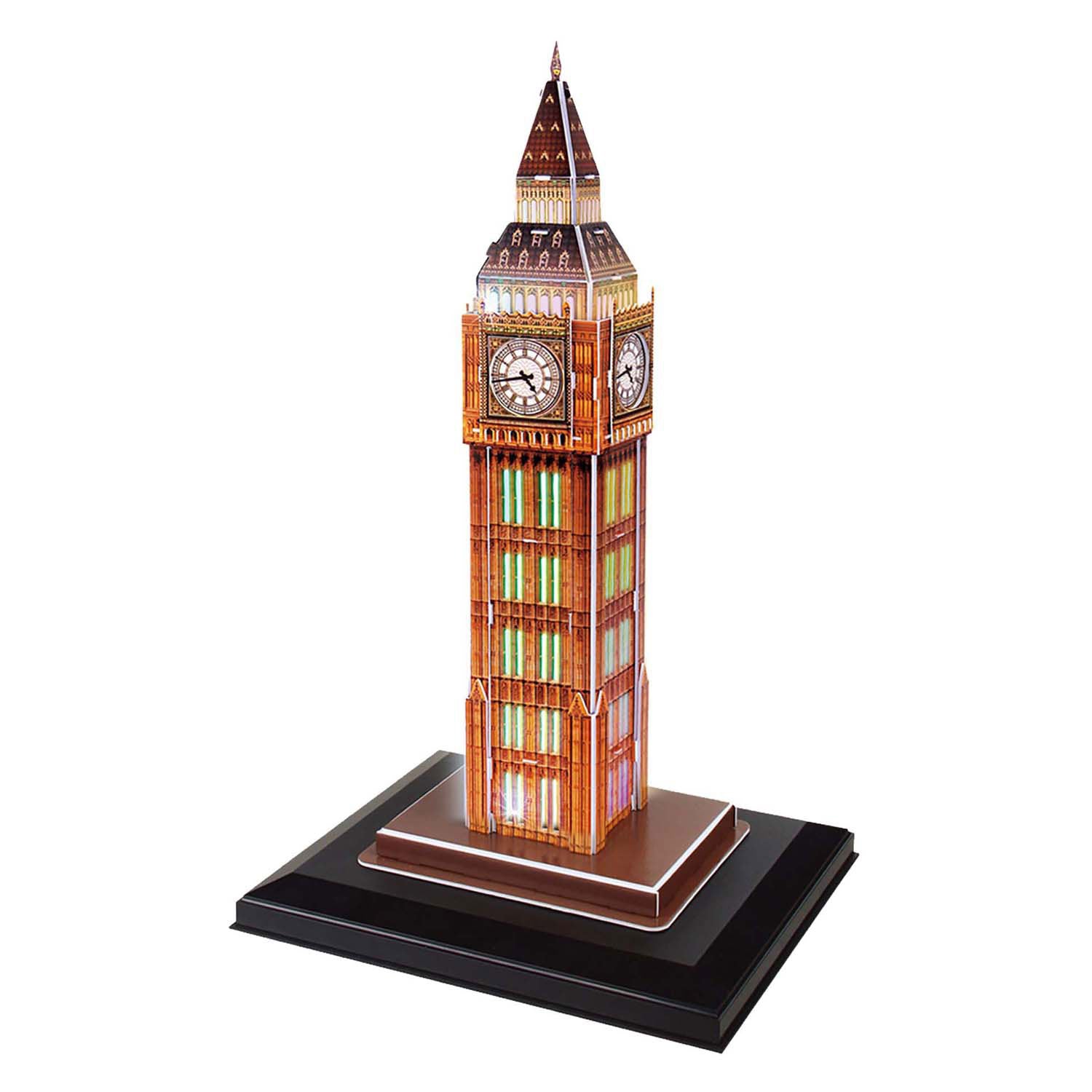 Puzzle 3d Fun Cubic Big Ben avec un éclairage LED